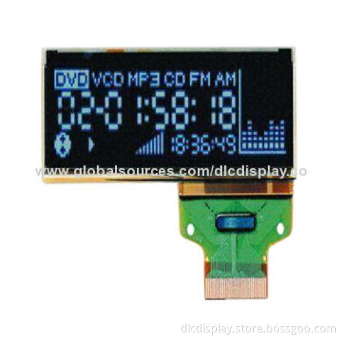 Full Color OLED LCD Display with 20 to 60°C Operating Temperature